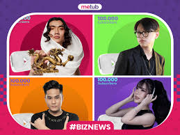 Điểm danh loạt hot creator của Metub đạt Nút Bạc YouTube cuối tháng 5/2024