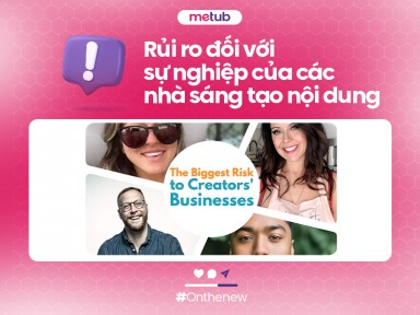 Rủi ro lớn nhất đối với sự nghiệp của các nhà sáng tạo nội dung