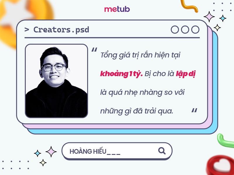 HOÀNG HIẾU: “TÀI SẢN” BÒ SÁT 1 TỶ ĐỒNG, BỊ CHO LẬP DỊ LÀ QUÁ NHẸ NHÀNG VỚI NHỮNG THỨ ĐÃ TRẢI QUA